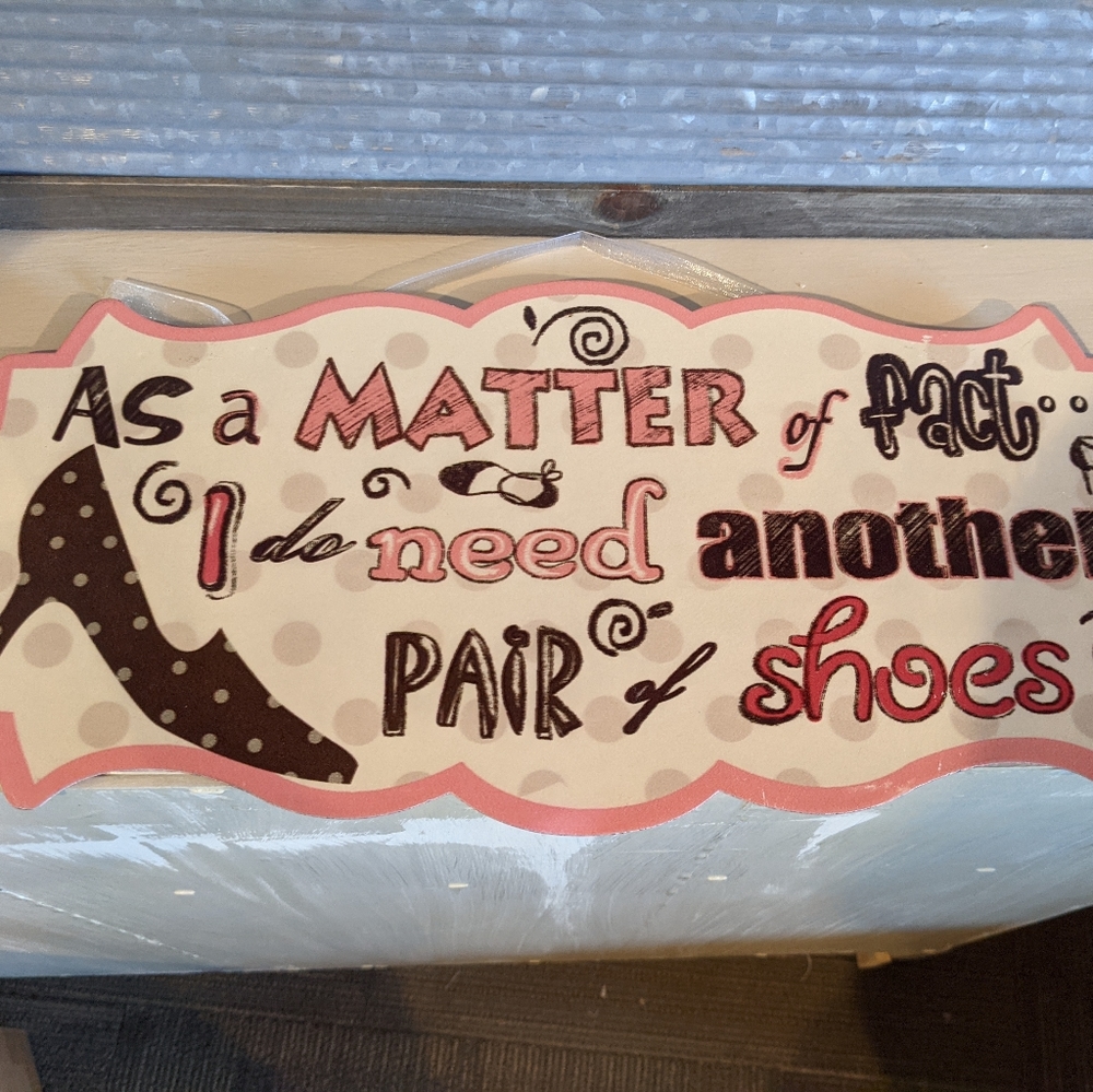 Metal sign